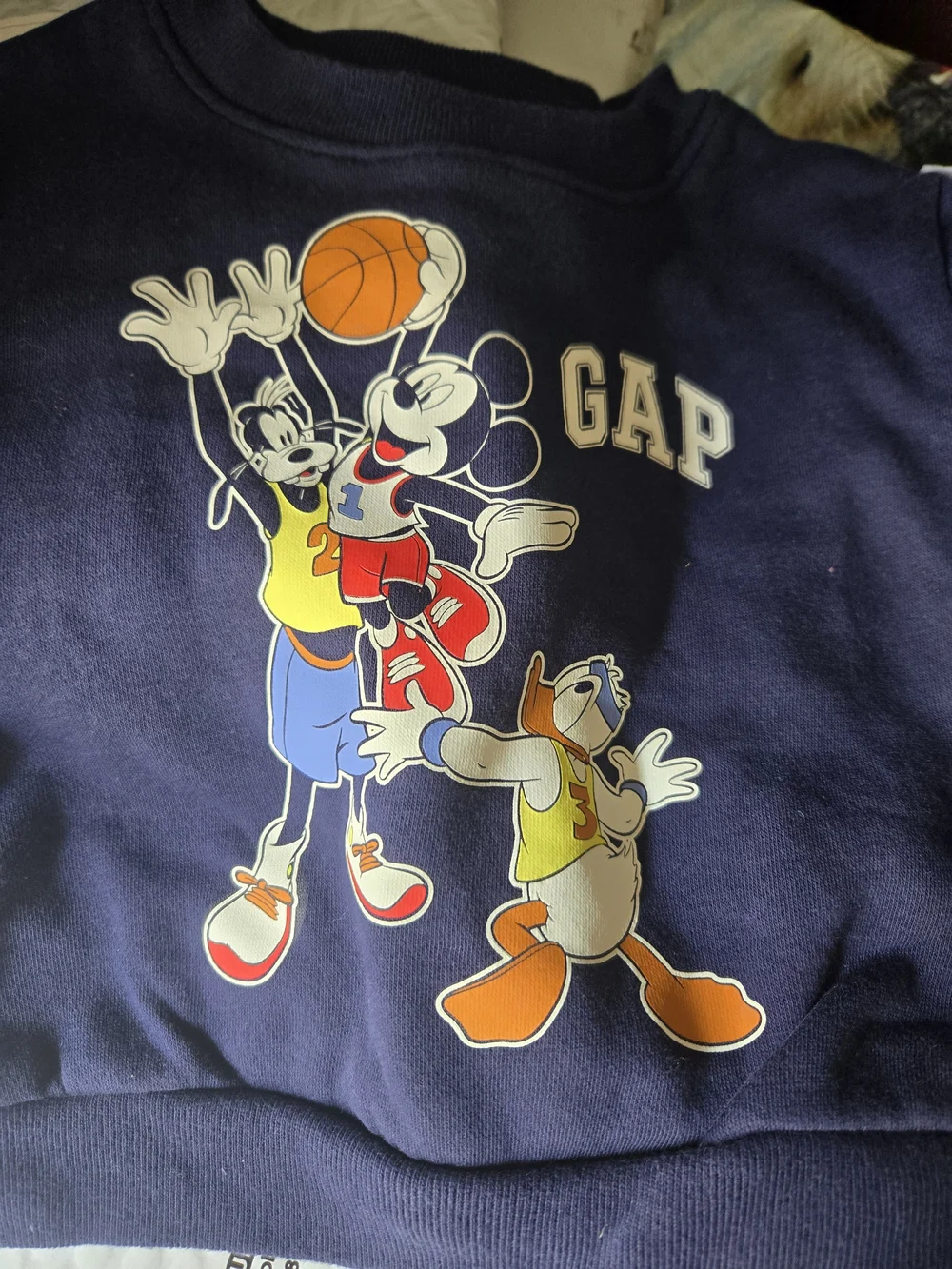 GAP Baby Navy Disney Sweatshirt Top & Bottoms Bundle